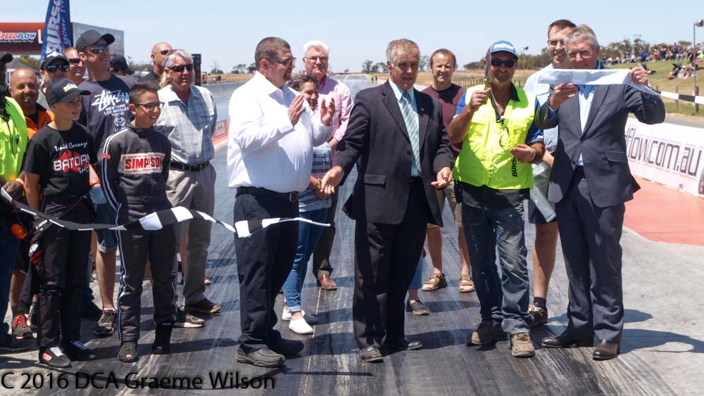 swan hill drag strip opening day ceremony 26 november 2016